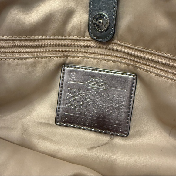 Coach Signature Madison Satchel Bag - Picture 10 of 10